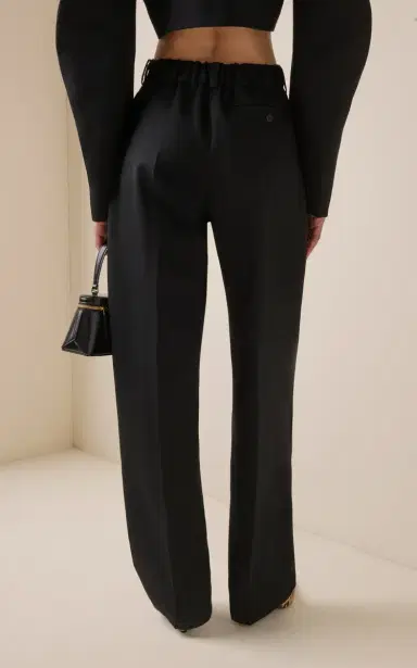 Givenchy Double-Pleated Low-Waisted Wool Trousers | Thumbnail 4 Givenchy Double-Pleated Low-Waisted Wool Trousers | Thumbnail 4