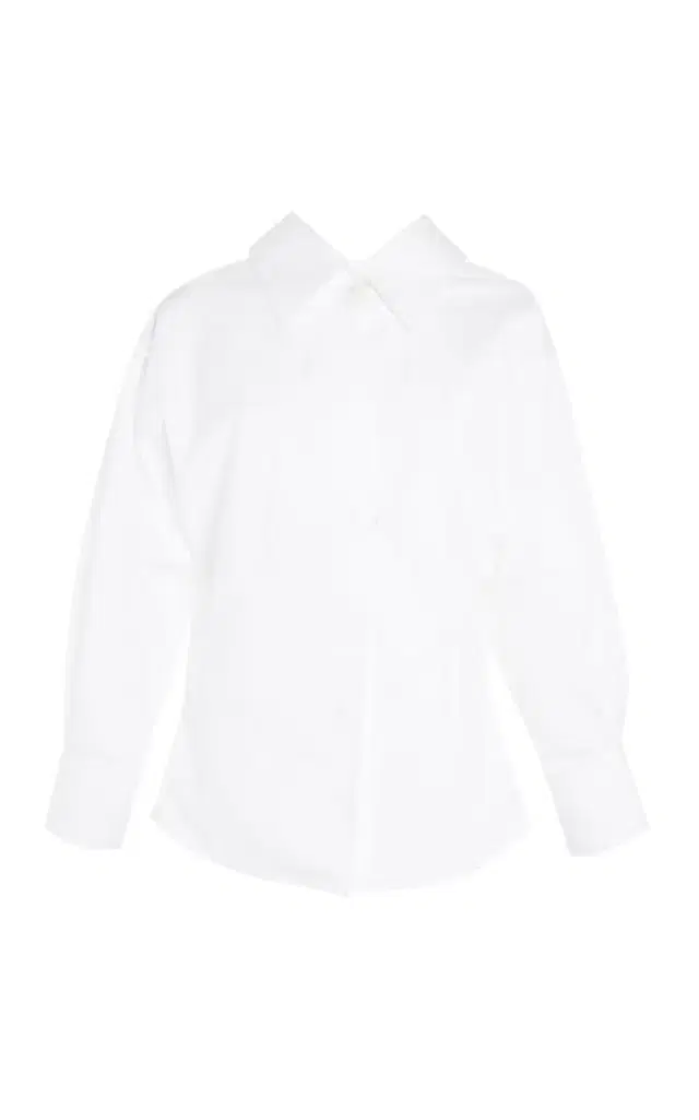 Sculpted Cotton Poplin Shirt