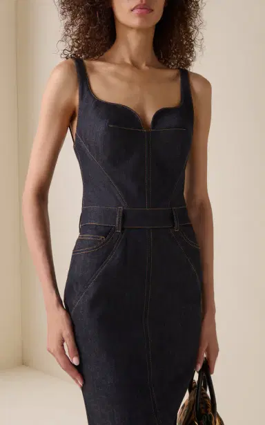 Givenchy Denim Midi Dress | Thumbnail 3