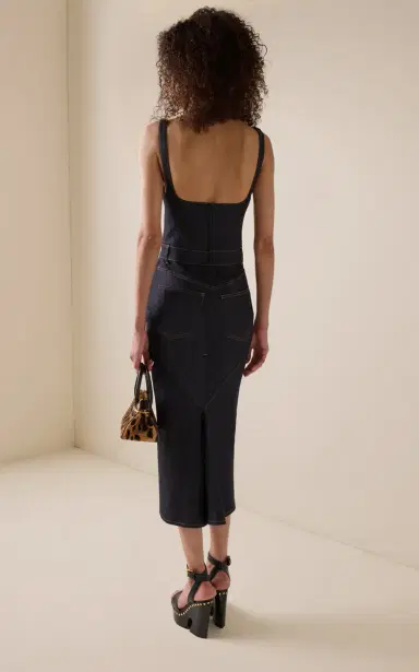 Givenchy Denim Midi Dress | Thumbnail 4
