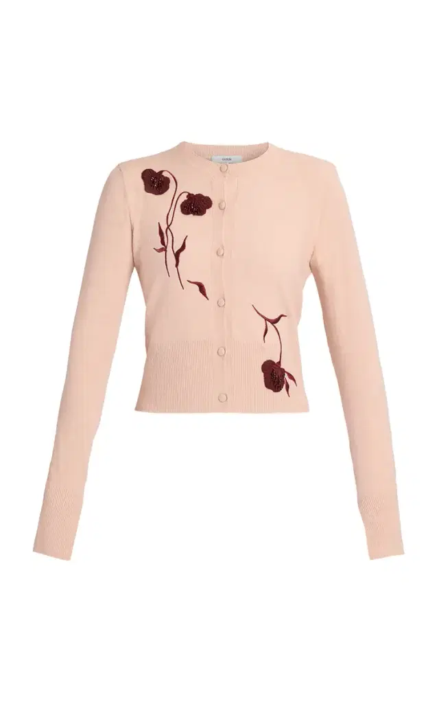Erdem Floral Embroidered Cardigan