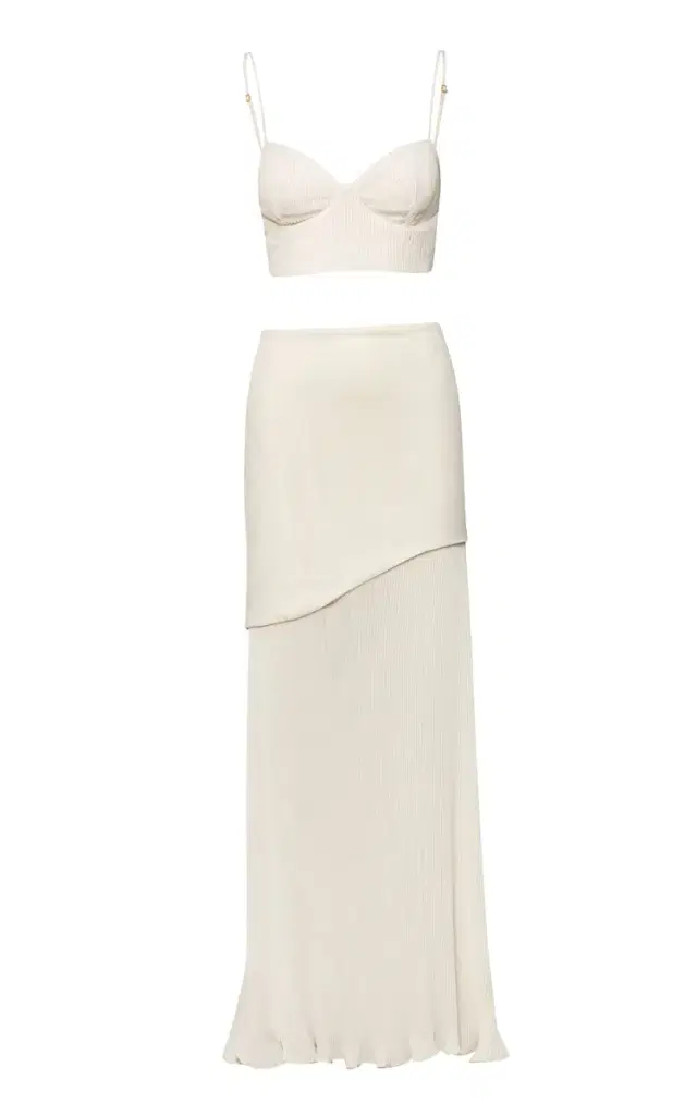 Roma Pleated Maxi Skirt