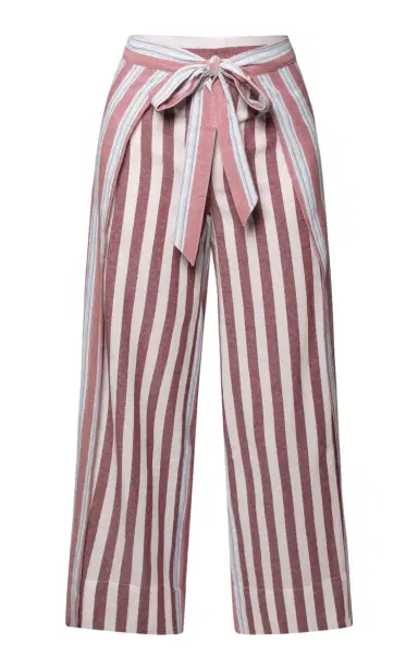 Coniglio Palm Beach Two-Panel Striped Cotton Wide-Leg Pants | Thumbnail 2