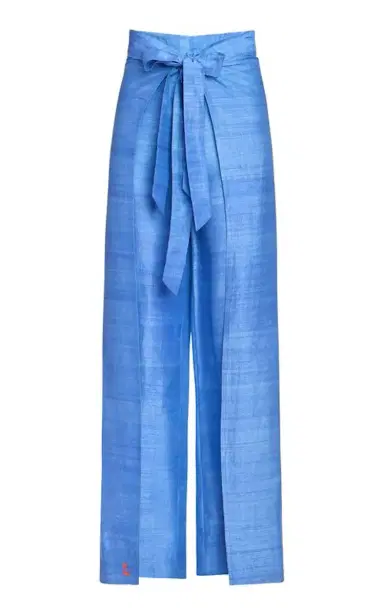 Coniglio Palm Beach Two-Panel Silk Wide-Leg Pants | Thumbnail 2