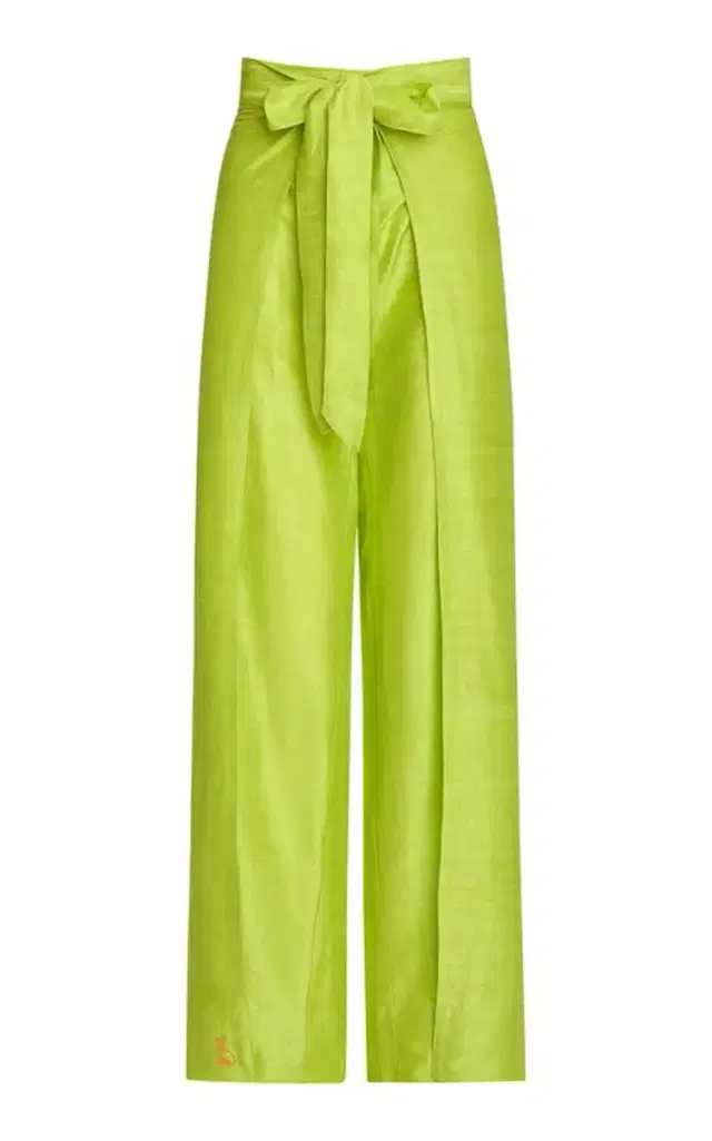 Two-Panel Silk Wide-Leg Pants