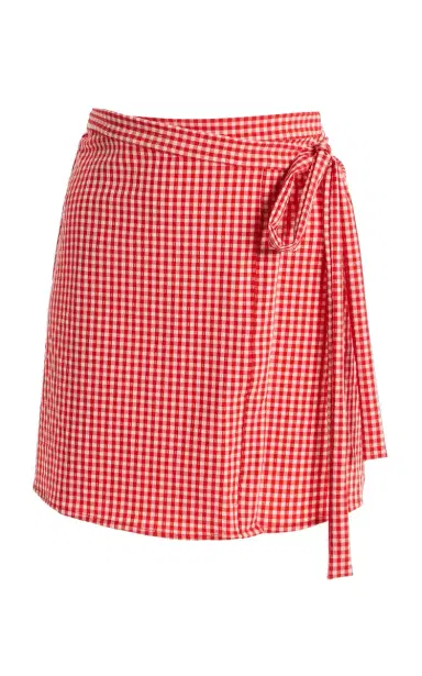 JUILLET SWIMWEAR The Wrap Plaid Skirt | Thumbnail 6