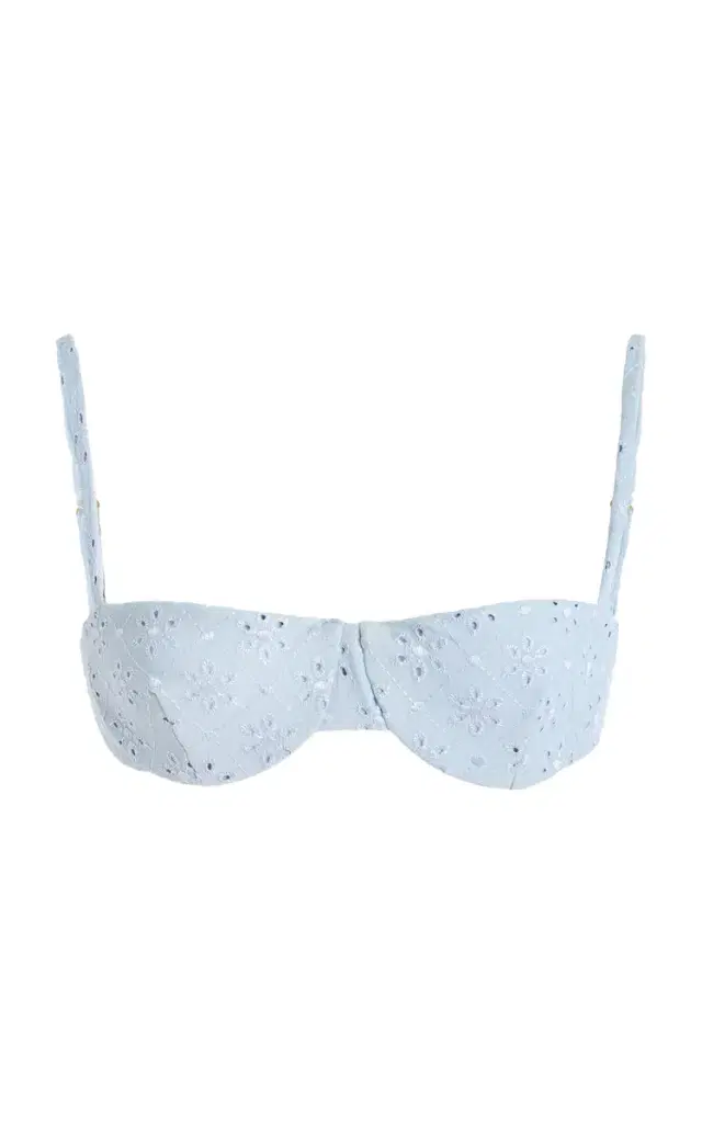 Ingrid Broderie Anglaise Bikini Top
