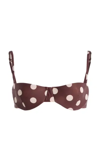 JUILLET SWIMWEAR Ingrid Polka Dot Bikini Top | Thumbnail 5