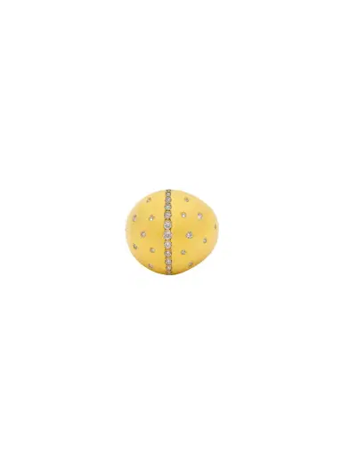 Wish Fine Jewelry 0.96ct Diamond 14K Gold Dome Ring | Thumbnail 2