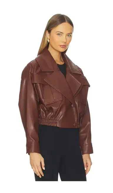 SELMACILEK Lea Tan Leather Jacket | Thumbnail 2
