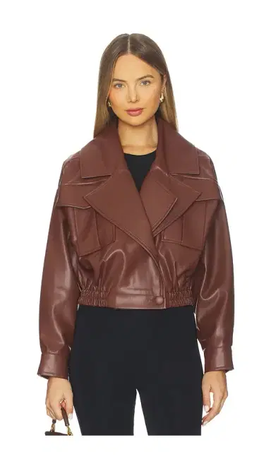 SELMACILEK Lea Tan Leather Jacket | Thumbnail 1