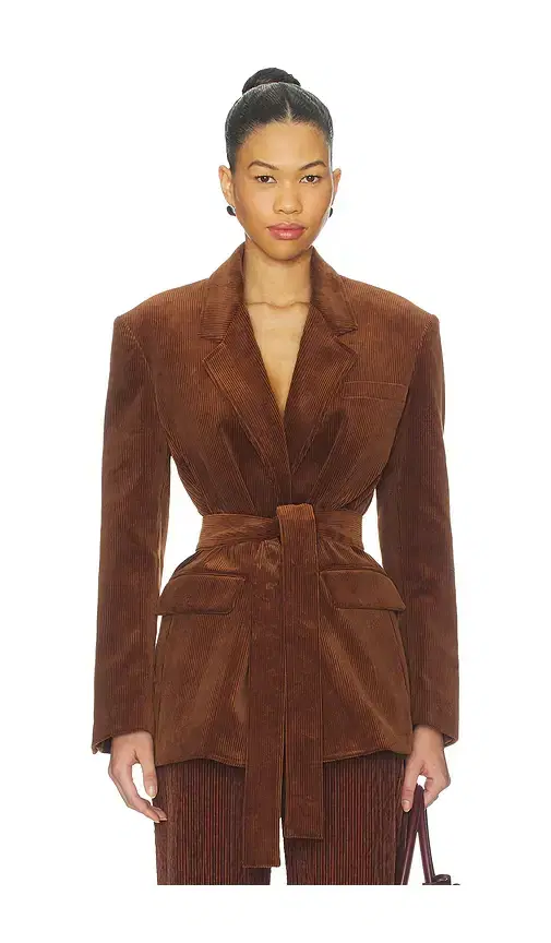 Deconstructed Lapel Tailored Jacket