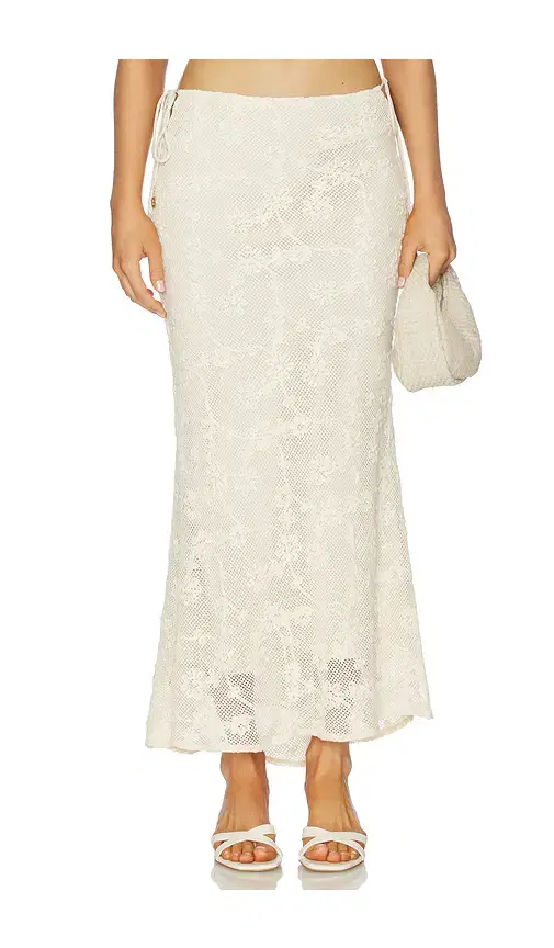 Kulani Kinis Lace Side Tie Maxi Skirt