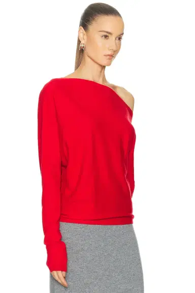 SRG Yolaine Cashmere Off-shoulder Sweater | Thumbnail 4 SRG Yolaine Cashmere Off-shoulder Sweater | Thumbnail 4