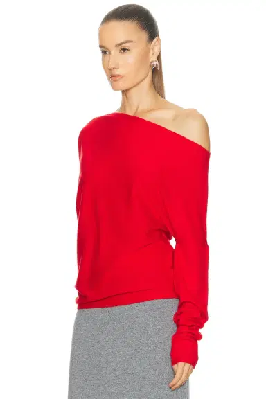 SRG Yolaine Cashmere Off-shoulder Sweater | Thumbnail 5 SRG Yolaine Cashmere Off-shoulder Sweater | Thumbnail 5