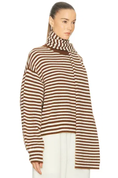 SRG Waldo Striped Cashmere Sweater & Scarf | Thumbnail 5 SRG Waldo Striped Cashmere Sweater & Scarf | Thumbnail 5