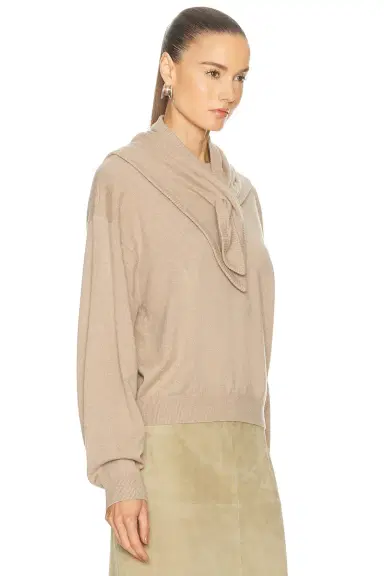SRG Lue Detachable Kerchief Sweater | Thumbnail 5 SRG Lue Detachable Kerchief Sweater | Thumbnail 5