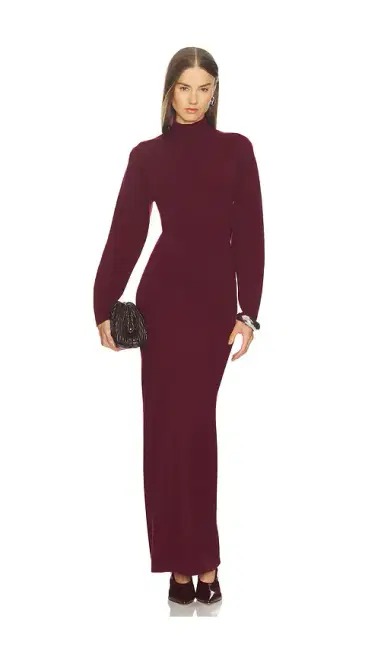 SRG Gloria Mock Neck Maxi Dress | Thumbnail 1