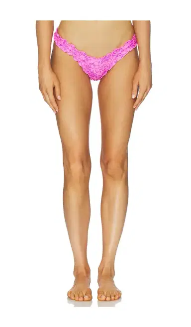 Kulani Kinis Lettuce Edge Thong Bikini Bottom | Thumbnail 1