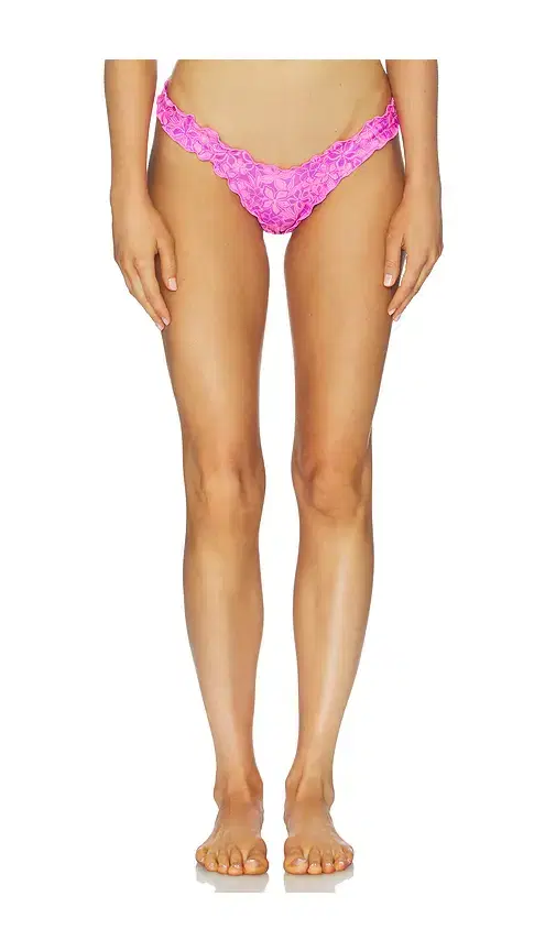 Kulani Kinis Lettuce Edge Thong Bikini Bottom