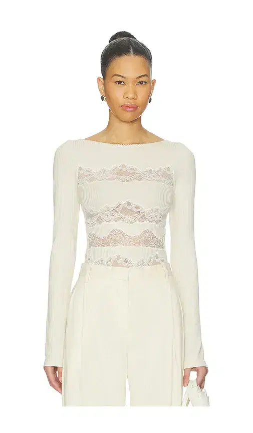 Vaillant Lace Cut Out Bodysuit