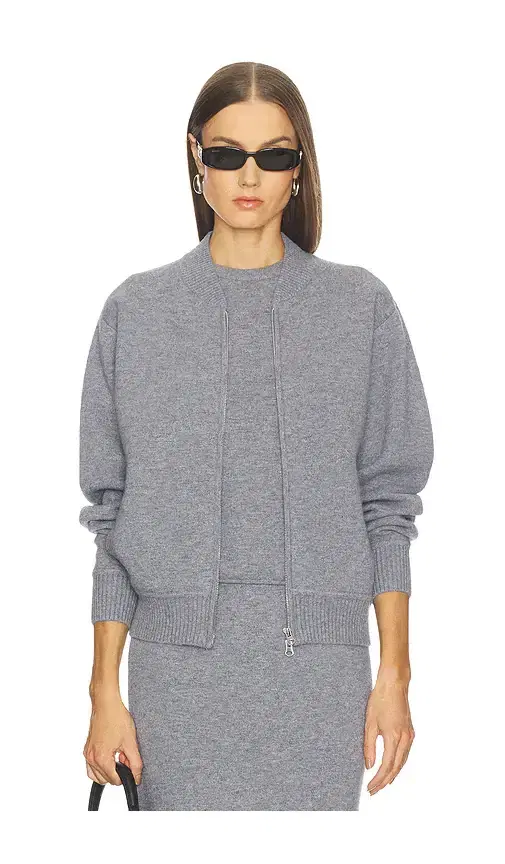 Velma Knit Bomber Jacket