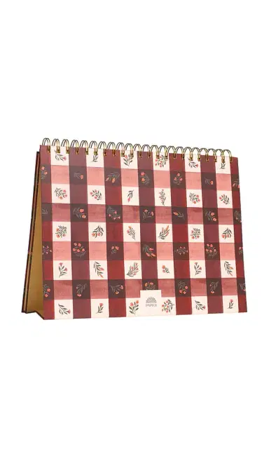 Papier Floral Gingham Monthly Desk Pad | Thumbnail 2 Papier Floral Gingham Monthly Desk Pad | Thumbnail 2