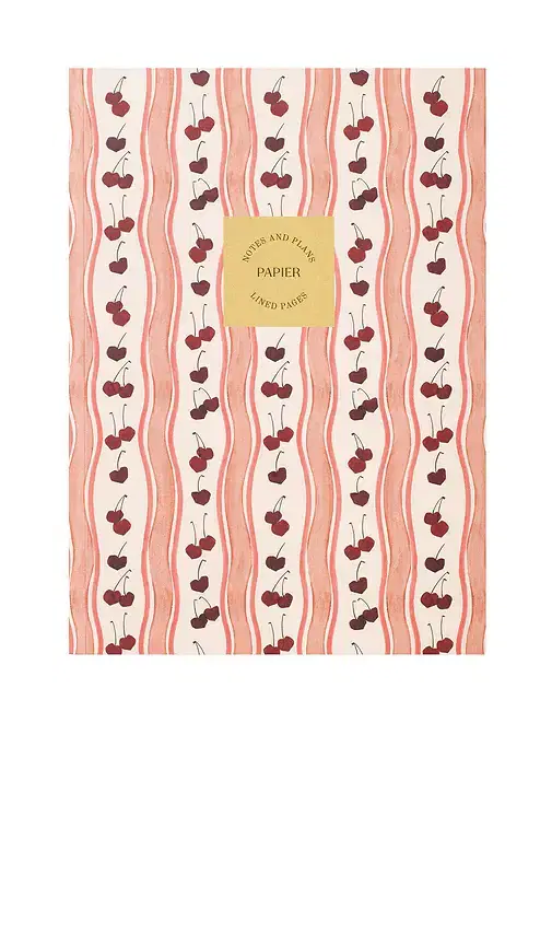 Papier Cherry Wave Soft Cover Lined Notebook