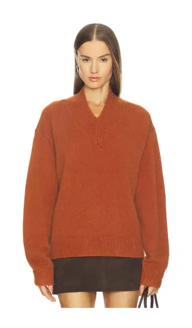 SRG Doris Cashmere V-neck Sweater | Thumbnail 1 SRG Doris Cashmere V-neck Sweater | Thumbnail 1