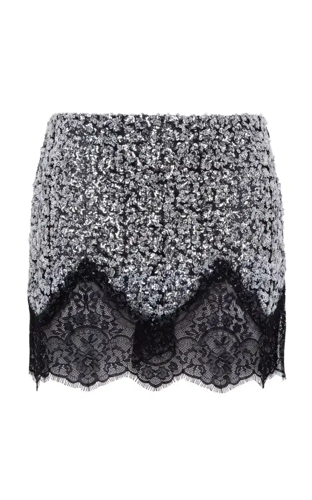 SIEDRÉS Witz Sequined Mini Skirt