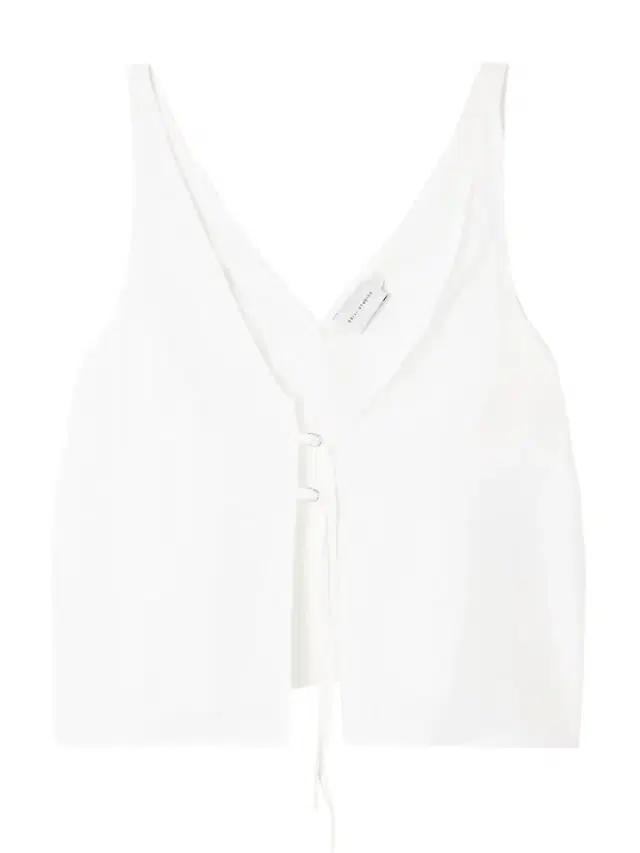 Two Part Tie-detailed Linen Top