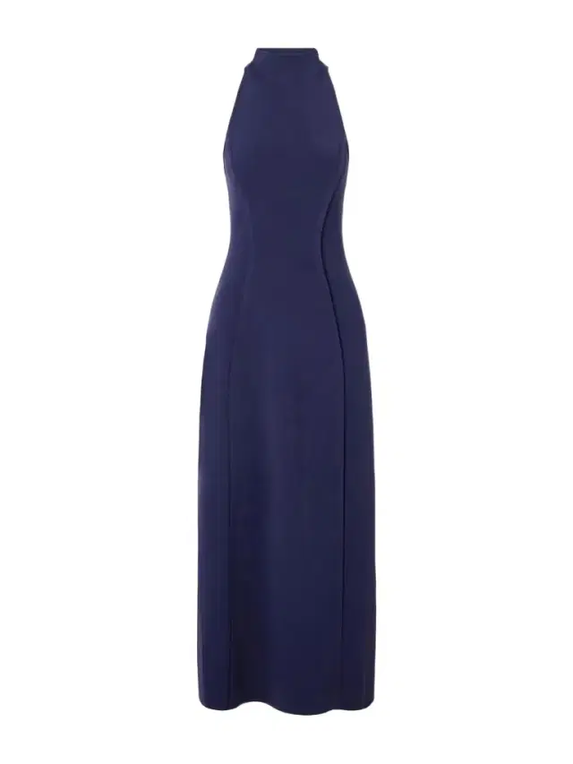 Keller Stretch-knit Turtleneck Midi Dress