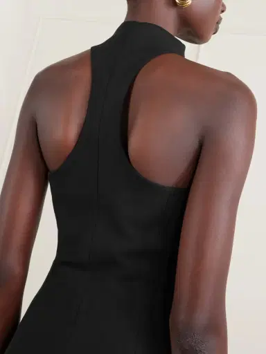 Cult Gaia Paneled Woven Halterneck Mini Dress | Thumbnail 5 Cult Gaia Paneled Woven Halterneck Mini Dress | Thumbnail 5