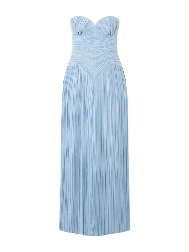 Cult Gaia Ashika Pleated-satin Gown | Thumbnail 1