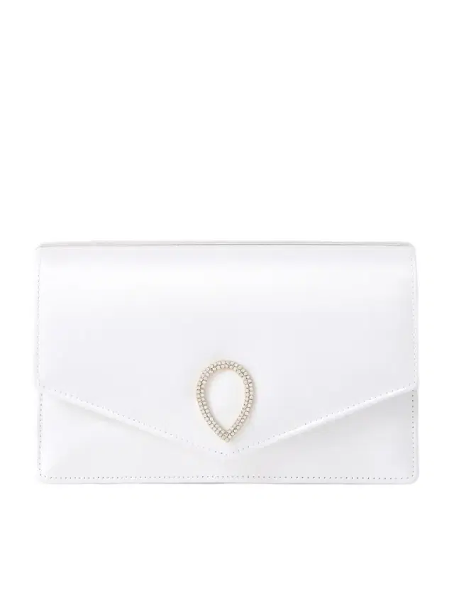 Le 8 Crystal-embellished Satin Clutch Bag