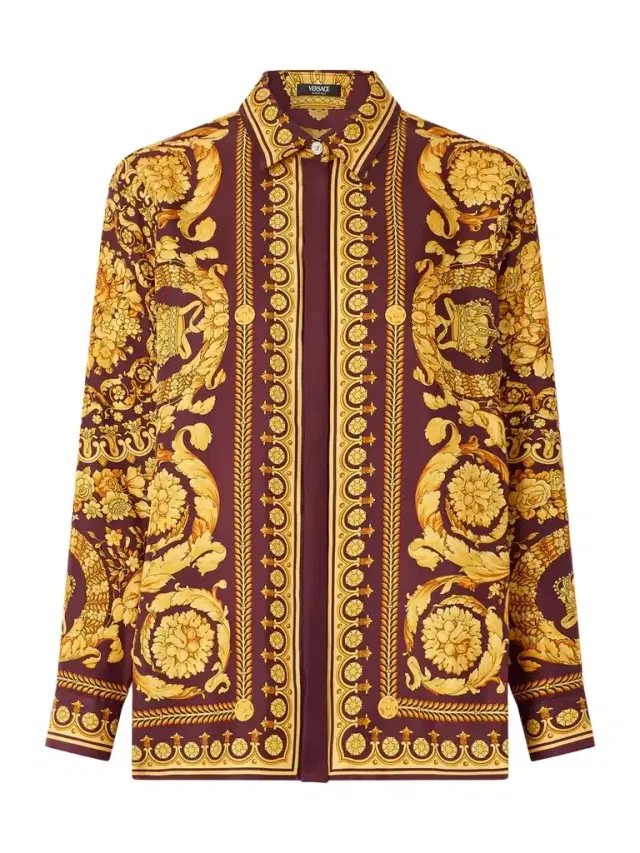 Printed Silk-twill Shirt
