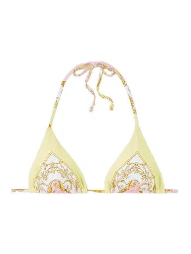Versace Printed Triangle Bikini Top | Thumbnail 1