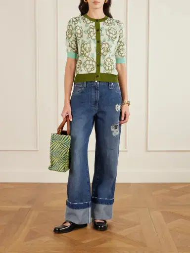 Marni Basket Small Jacquard Tote | Thumbnail 2 Marni Basket Small Jacquard Tote | Thumbnail 2
