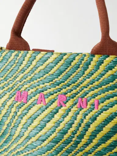 Marni Basket Small Jacquard Tote | Thumbnail 5 Marni Basket Small Jacquard Tote | Thumbnail 5