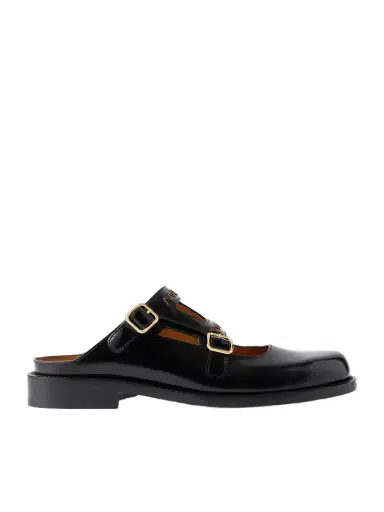 Marni Sabot Woven Leather Slip-ons | Thumbnail 1