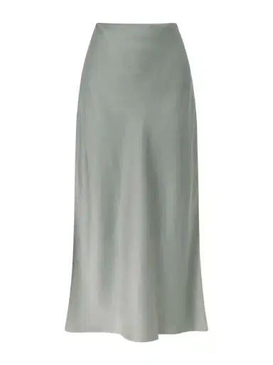 Brunello Cucinelli Satin Midi Skirt | Thumbnail 1 Brunello Cucinelli Satin Midi Skirt | Thumbnail 1