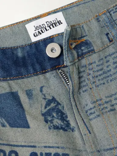 Jean Paul Gaultier Printed High-rise Straight-leg Jeans | Thumbnail 5