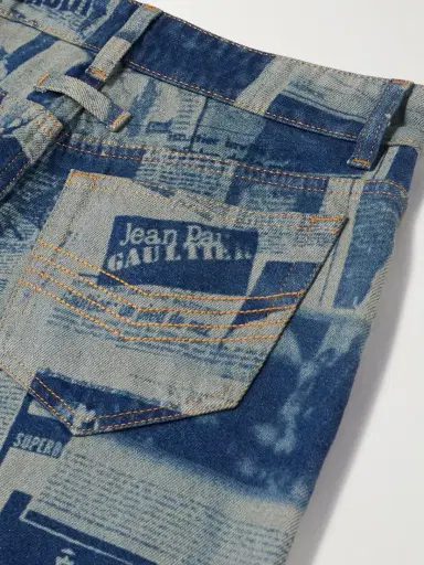 Jean Paul Gaultier Printed High-rise Straight-leg Jeans | Thumbnail 6
