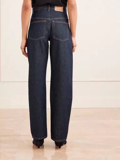Isabel Marant Drolane Paneled Straight Jeans | Thumbnail 4 Isabel Marant Drolane Paneled Straight Jeans | Thumbnail 4