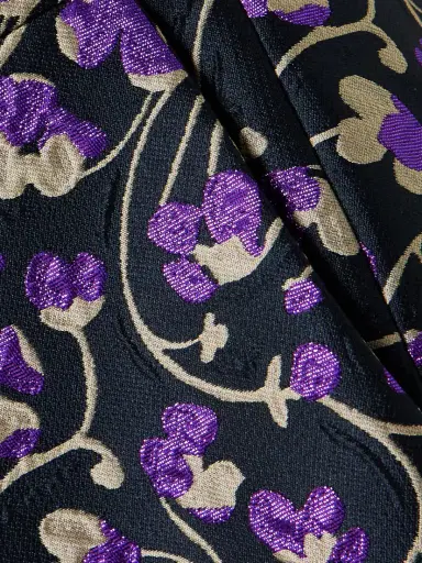 La DoubleJ 24/7 Floral-brocade Straight-leg Pants | Thumbnail 4