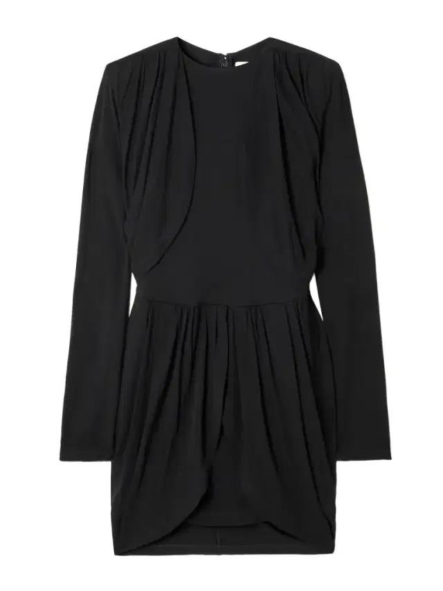 Niamae Draped Jersey Mini Dress