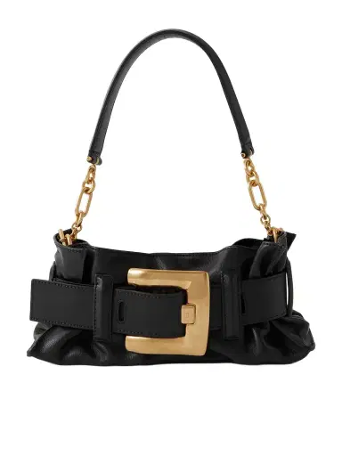 Balmain Anthem Buckled Leather Shoulder Bag | Thumbnail 1 Balmain Anthem Buckled Leather Shoulder Bag | Thumbnail 1