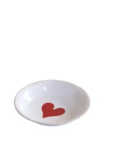 Astier De Villatte + John Derian Red Heart Ceramic Dish | Thumbnail 1
