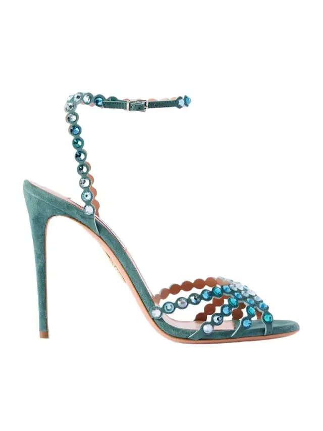 Tequila 105 Crystal-embellished Leather Sandals