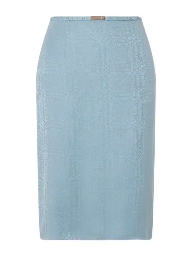 Logo-detailed Silk-jacquard Midi Skirt